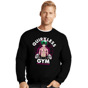 Shirts Crewneck Sweater, Unisex / Small / Black Deku Gym