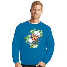 Load image into Gallery viewer, Shirts Crewneck Sweater, Unisex / Small / Sapphire Stalk Girl
