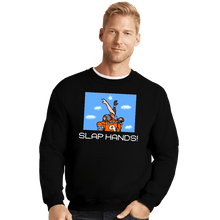 Load image into Gallery viewer, Daily_Deal_Shirts Crewneck Sweater, Unisex / Small / Black Slap Hands!
