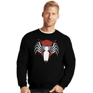 Shirts Crewneck Sweater, Unisex / Small / Black V of Symbiote