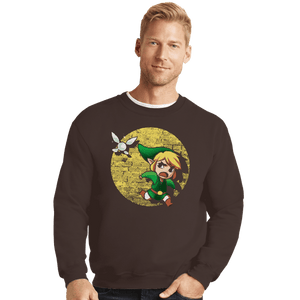 Shirts Crewneck Sweater, Unisex / Small / Dark Chocolate The Adventures Of Link