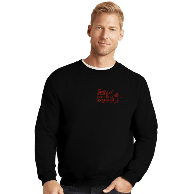 Sold_Out_Shirts Crewneck Sweater, Unisex / Small / Black Cowboy Garage