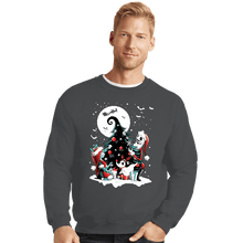 Load image into Gallery viewer, Daily_Deal_Shirts Crewneck Sweater, Unisex / Small / Charcoal Christmas Nightmare
