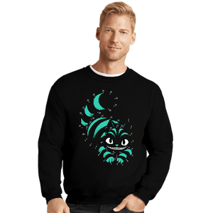 Shirts Crewneck Sweater, Unisex / Small / Black Cheshire Point To Point