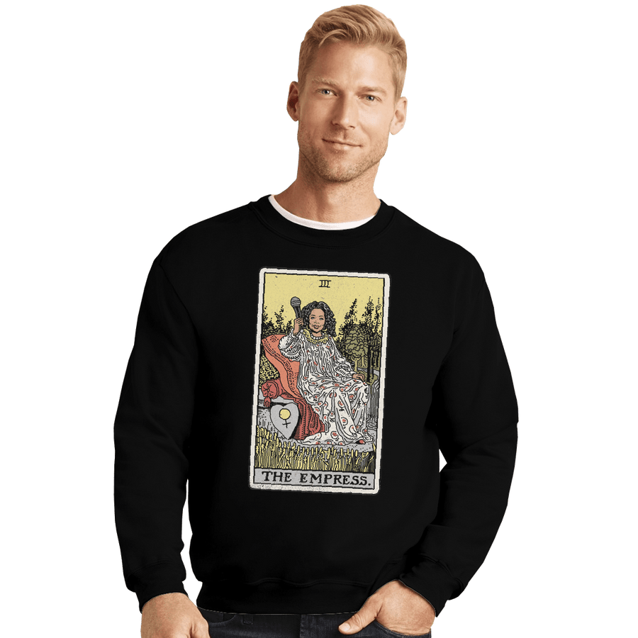 Shirts Crewneck Sweater, Unisex / Small / Black The Empress