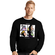 Load image into Gallery viewer, Daily_Deal_Shirts Crewneck Sweater, Unisex / Small / Black Queenz Villain Days
