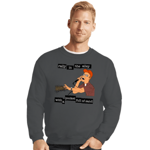 Secret_Shirts Crewneck Sweater, Unisex / Small / Charcoal Pocketsand!