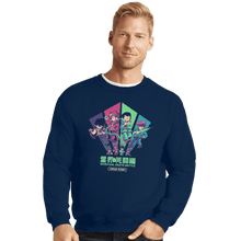 Load image into Gallery viewer, Shirts Crewneck Sweater, Unisex / Small / Navy Spiritual Battle

