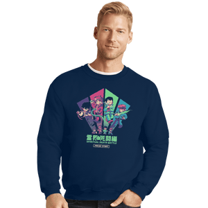 Shirts Crewneck Sweater, Unisex / Small / Navy Spiritual Battle