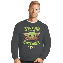Load image into Gallery viewer, Shirts Crewneck Sweater, Unisex / Small / Charcoal Strong In Me
