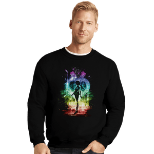 Shirts Crewneck Sweater, Unisex / Small / Black Mercury Storm