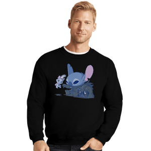 Secret_Shirts Crewneck Sweater, Unisex / Small / Black Darth Stitch Secret Sale