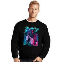 Load image into Gallery viewer, Shirts Crewneck Sweater, Unisex / Small / Black Neon Zero
