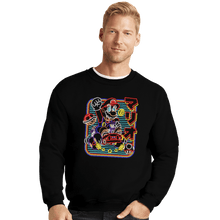 Load image into Gallery viewer, Daily_Deal_Shirts Crewneck Sweater, Unisex / Small / Black Neon Kart
