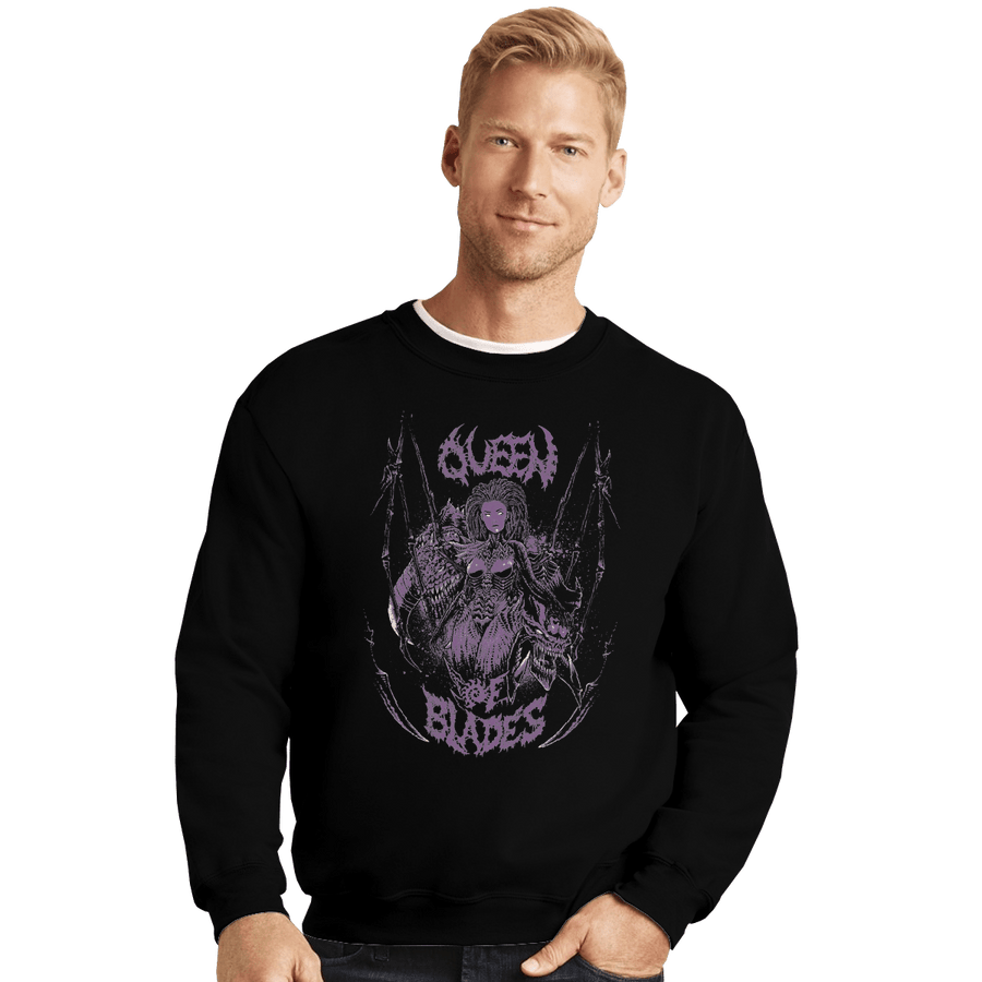 Shirts Crewneck Sweater, Unisex / Small / Black Queen Of Blades