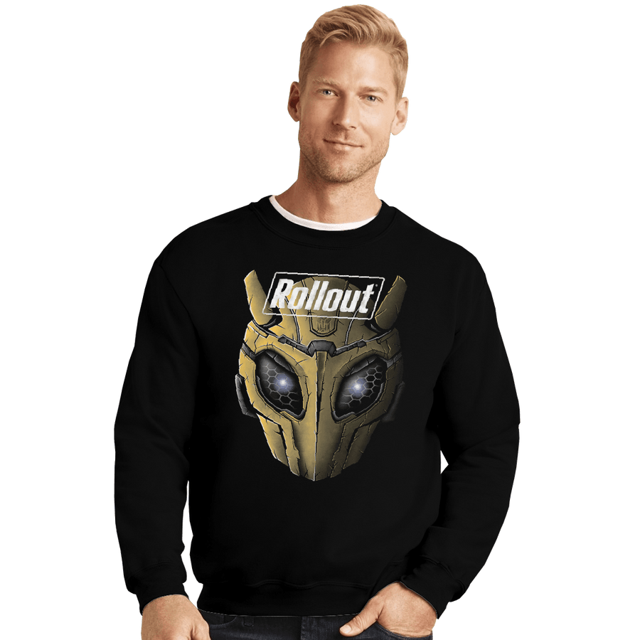 Shirts Crewneck Sweater, Unisex / Small / Black Rollout