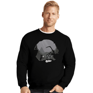 Shirts Crewneck Sweater, Unisex / Small / Black Hobbits in Limbo