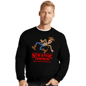 Secret_Shirts Crewneck Sweater, Unisex / Small / Black Strange Things