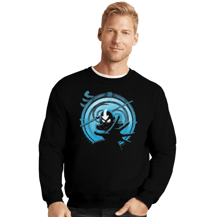 Shirts Crewneck Sweater, Unisex / Small / Black Air Master