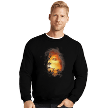 Load image into Gallery viewer, Shirts Crewneck Sweater, Unisex / Small / Black The Savannah King
