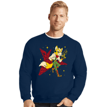 Load image into Gallery viewer, Last_Chance_Shirts Crewneck Sweater, Unisex / Small / Navy Starwing Squad
