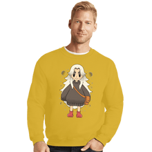 Load image into Gallery viewer, Shirts Crewneck Sweater, Unisex / Small / Gold Little Sam
