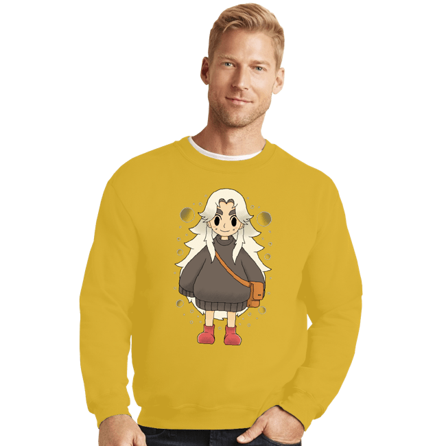 Shirts Crewneck Sweater, Unisex / Small / Gold Little Sam