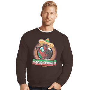 Shirts Crewneck Sweater, Unisex / Small / Dark Chocolate Senor Wilsons