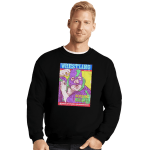 Shirts Crewneck Sweater, Unisex / Small / Black Revolting Blob