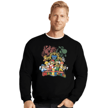 Load image into Gallery viewer, Shirts Crewneck Sweater, Unisex / Small / Black Mushroom Rangers
