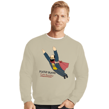Load image into Gallery viewer, Secret_Shirts Crewneck Sweater, Unisex / Small / Sand Murray Is My Hero
