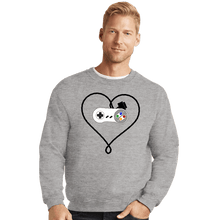 Load image into Gallery viewer, Shirts Crewneck Sweater, Unisex / Small / Sports Grey Retro Forever
