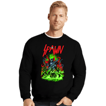 Load image into Gallery viewer, Daily_Deal_Shirts Crewneck Sweater, Unisex / Small / Black Hellslayer
