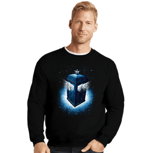 Daily_Deal_Shirts Crewneck Sweater, Unisex / Small / Black Time And Relative Dimension In Space