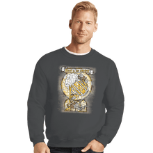 Load image into Gallery viewer, Shirts Crewneck Sweater, Unisex / Small / Charcoal Beer Is The Answer
