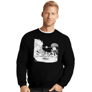 Shirts Crewneck Sweater, Unisex / Small / Black Family Dinner