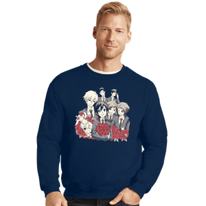 Daily_Deal_Shirts Crewneck Sweater, Unisex / Small / Navy Club Activities