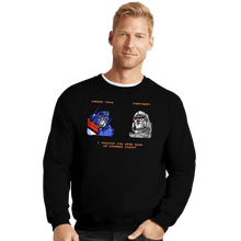 Load image into Gallery viewer, Daily_Deal_Shirts Crewneck Sweater, Unisex / Small / Black Cybertron Fighter
