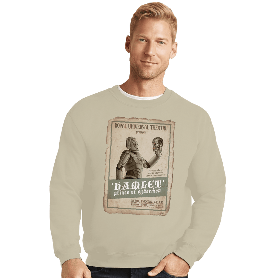 Shirts Crewneck Sweater, Unisex / Small / Sand To Upgrade Or Not To Upgrade