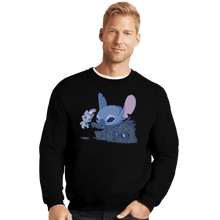 Load image into Gallery viewer, Shirts Crewneck Sweater, Unisex / Small / Black Darth Stitch
