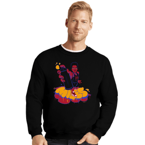 Shirts Crewneck Sweater, Unisex / Small / Black Morales Street