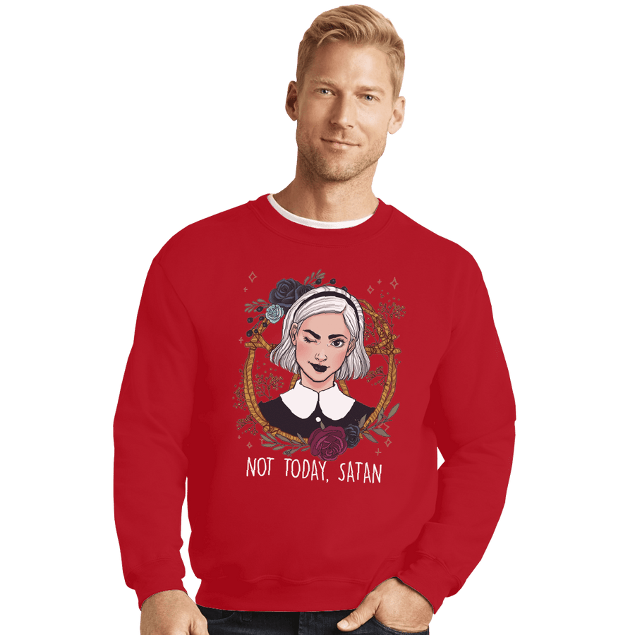Shirts Crewneck Sweater, Unisex / Small / Red Sabrina Not Today