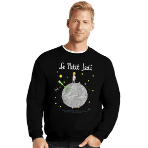 Shirts Crewneck Sweater, Unisex / Small / Black Le Petit Jedi