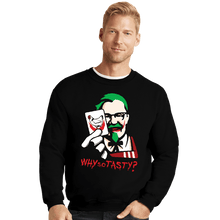 Load image into Gallery viewer, Daily_Deal_Shirts Crewneck Sweater, Unisex / Small / Black Why So Tasty?
