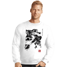Load image into Gallery viewer, Shirts Crewneck Sweater, Unisex / Small / White Metroid Attack Of The Space Pirates
