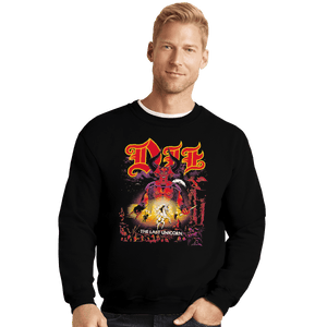 Shirts Crewneck Sweater, Unisex / Small / Black Die Last Unicorn
