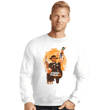 Load image into Gallery viewer, Shirts Crewneck Sweater, Unisex / Small / White A Fistful Of Ducks
