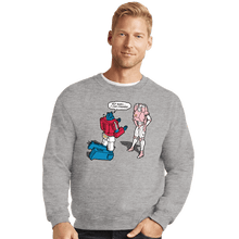 Load image into Gallery viewer, Daily_Deal_Shirts Crewneck Sweater, Unisex / Small / Sports Grey He Can Change
