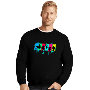 Shirts Crewneck Sweater, Unisex / Small / Black Spider Souls
