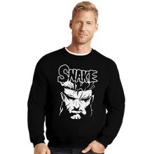 Load image into Gallery viewer, Shirts Crewneck Sweater, Unisex / Small / Black The Snake Ghost
